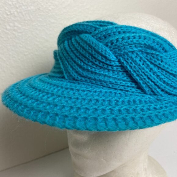 Knitted Headband  Visor - Picture 2 of 6